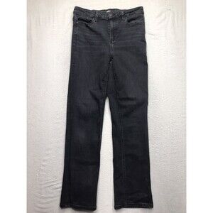 PAIGE Cindy Jeans Women 29x27 Black Willow Slim Stretch Denim Dark Academia